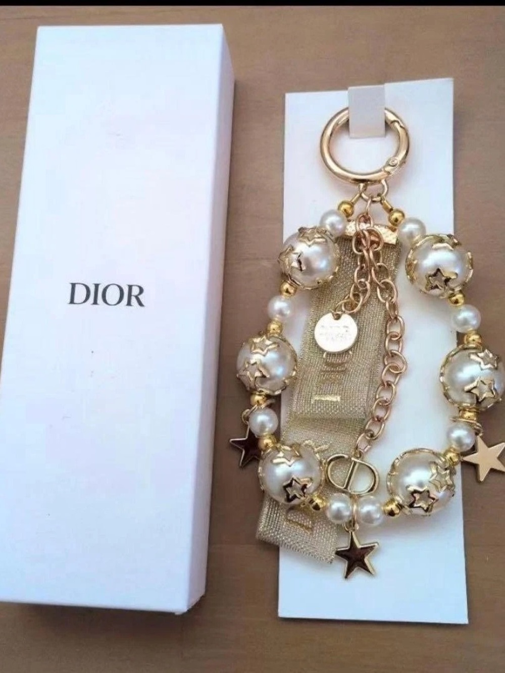 Christian Dior Key Ring Bag Charm Star VIP-GWP New Unused - Picture 7 of 7